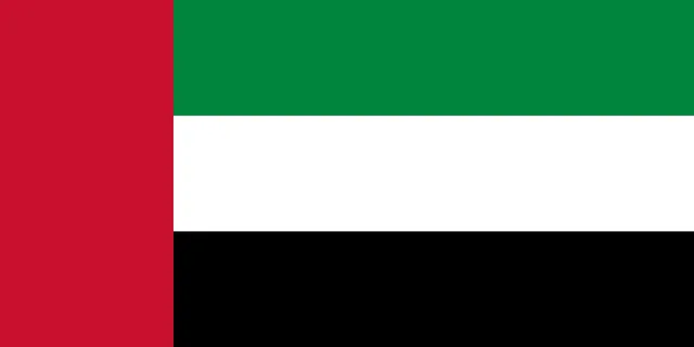 Bandera de Emiratos Arabes Unidos