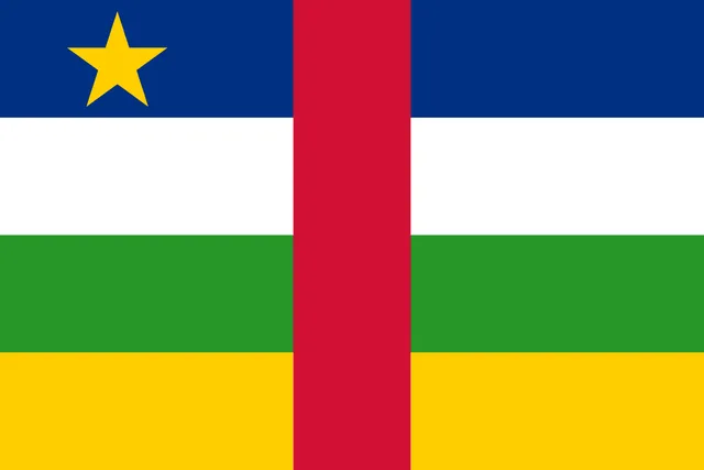 Bandera de República Centroafricana