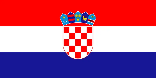Bandera de Croacia