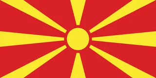 Bandera de Macedonia del Norte