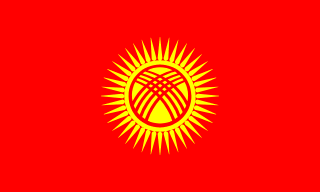 Bandera de Kirguistán