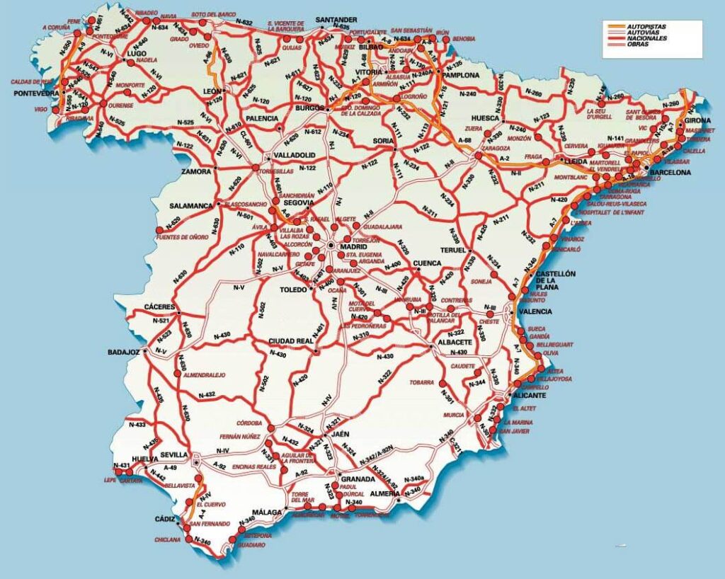 Mapa de España, España Mapas