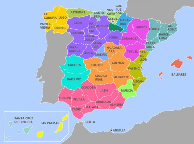 Mapa de España